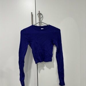 TNA Royal Blue Long Sleeve Top